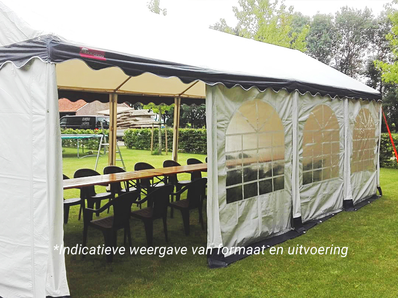 ademen invoer hulp in de huishouding Partytent 3 x 6 meter – Gerard Knoppers Handelsonderneming